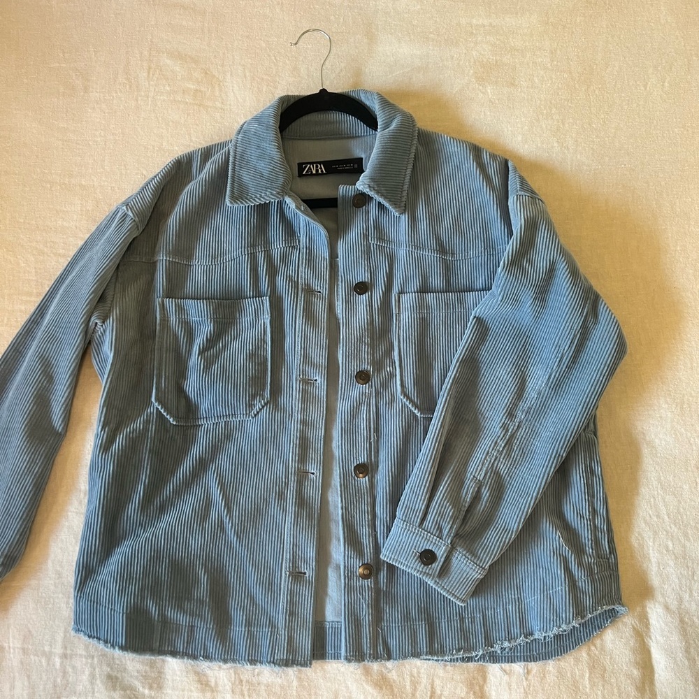 Zara Blue Utility Jacket/Shacket